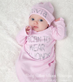 newborn girl take me home outfit