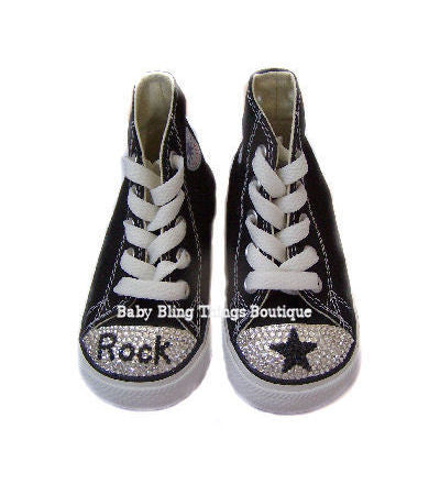 Rock Star Swarovski Bling Baby Bling Things Boutique