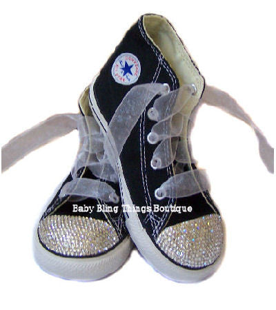 Womens Diamond Crystal Bling Converse Shoes Baby Bling Things Boutique