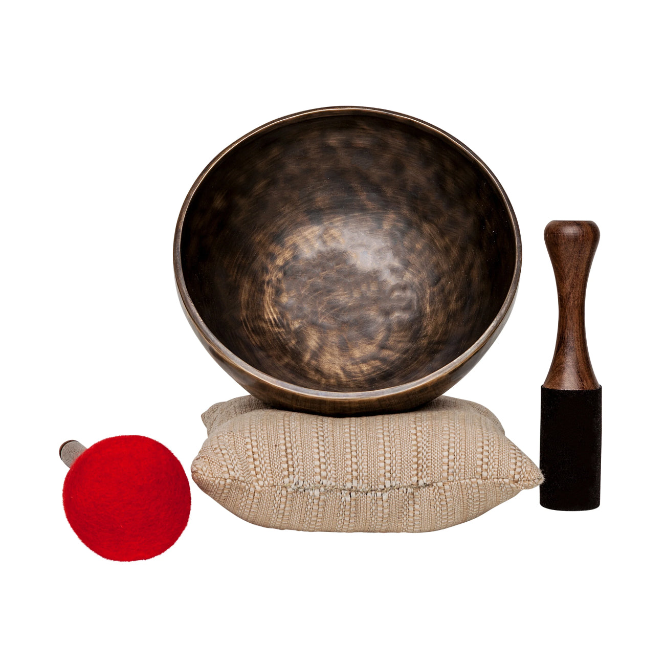 The Saturn Bowl Large 9 Inch Handmade Bronze Singing Bowl From Nepal - The Ohm Store product image