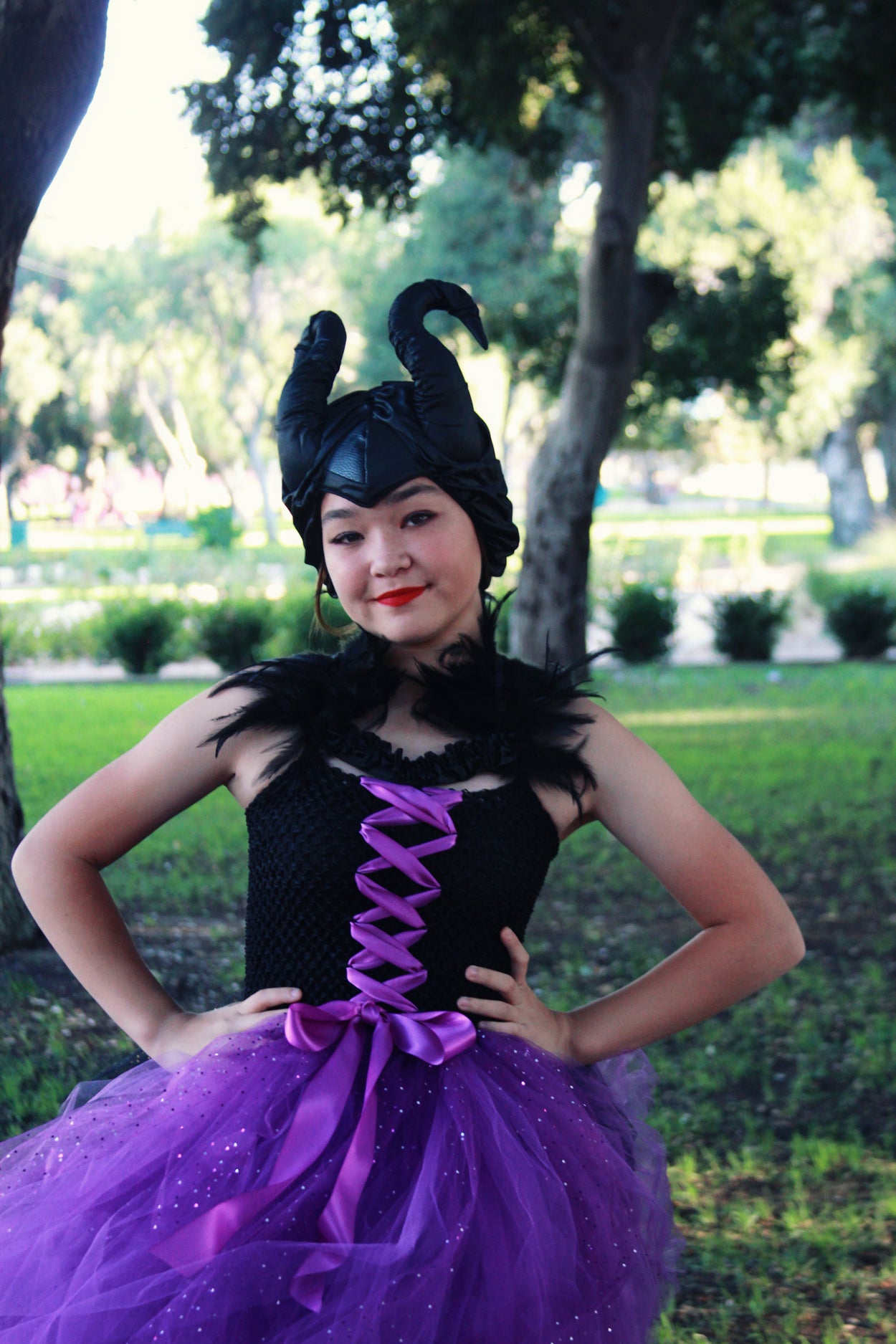Maleficent Inspired Girls Costume — All Dressed Up Couture