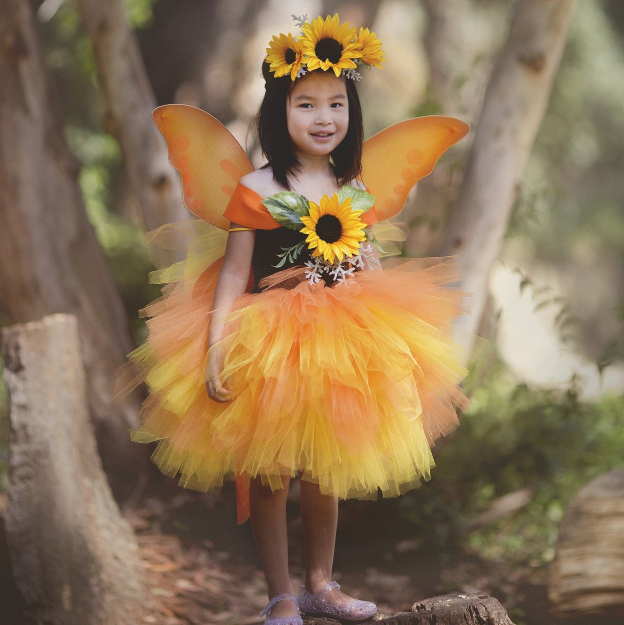 Sunflower Fairy Tutu Dress Costume — All Dressed Up Couture