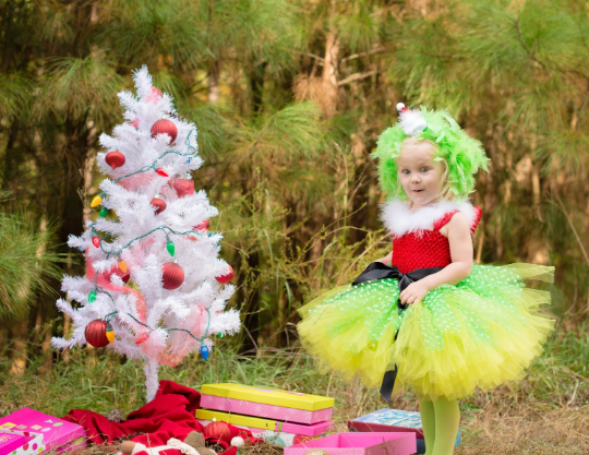 girls grinch dress