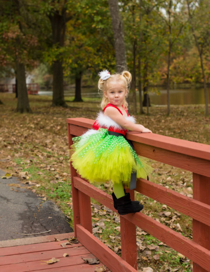 girls grinch dress