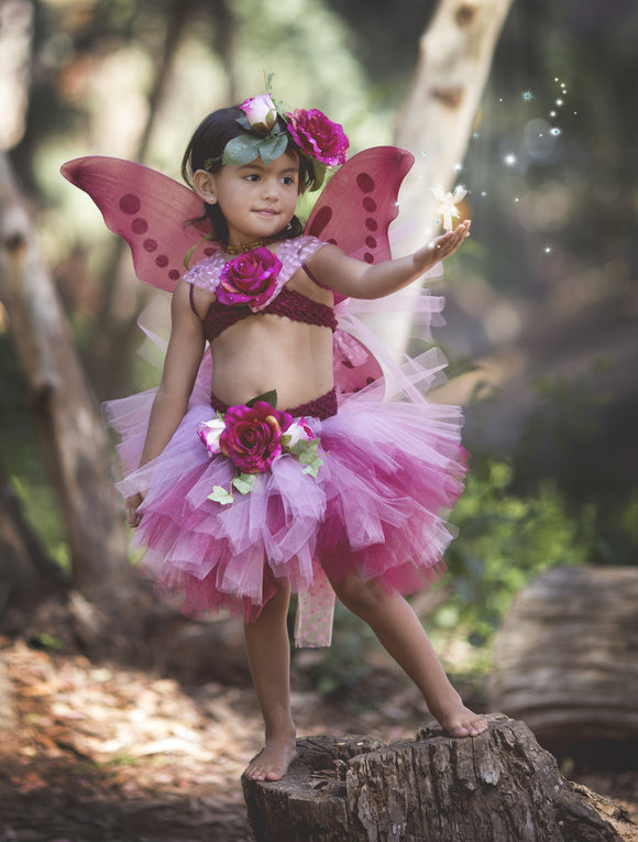 The Rose Fairy Tutu Dress Costume — All Dressed Up Couture