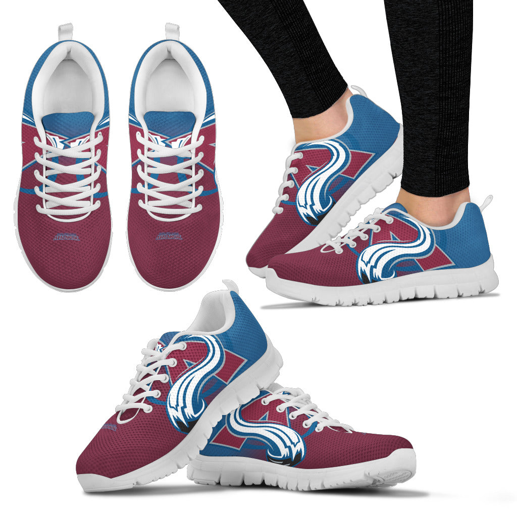Colorado Avalanche Fan Custom Unofficial Running Shoes Sneakers Traine ...