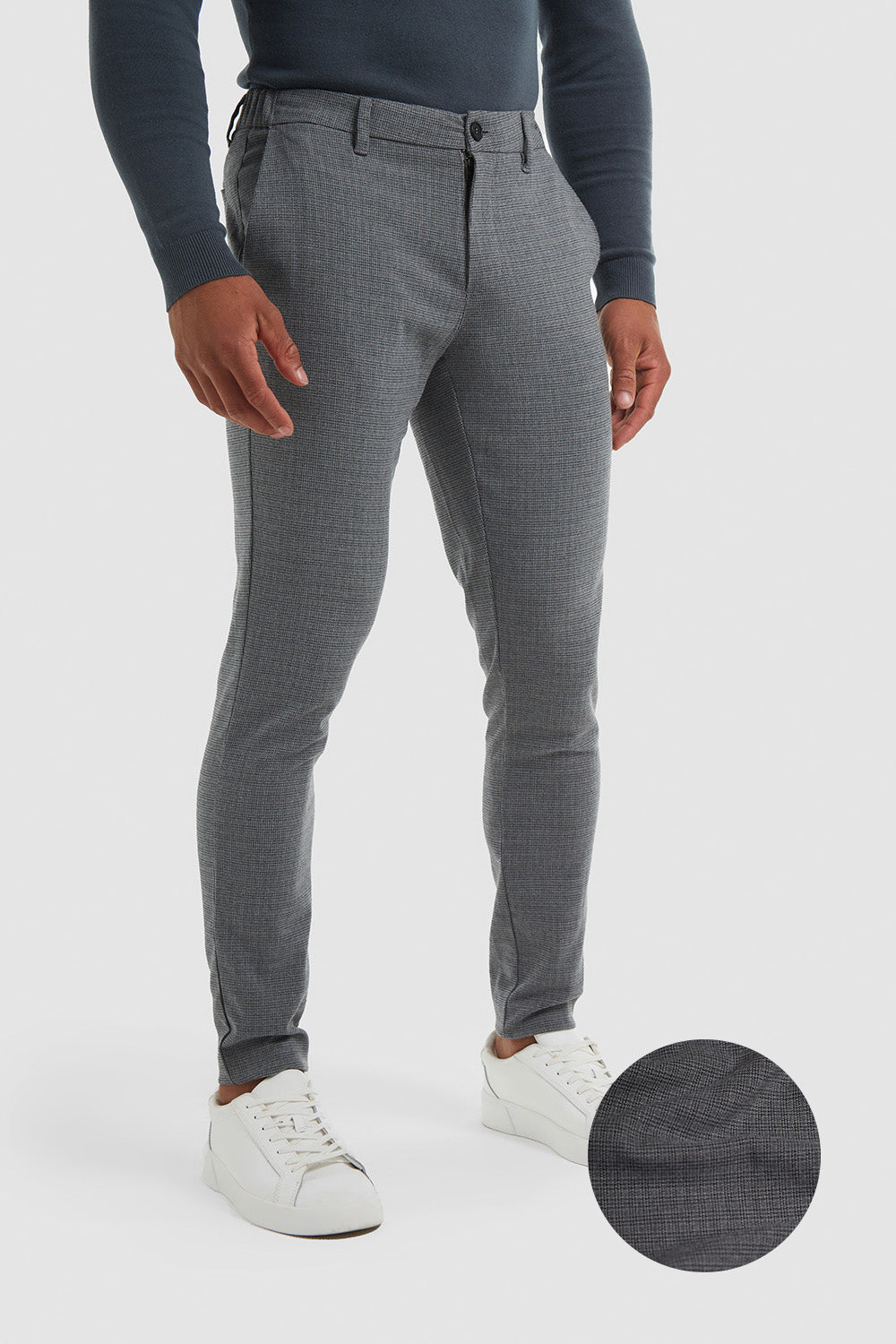 Twill Trousers in Smoke Grey