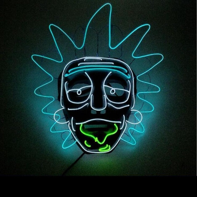 Led Rick And Morty Mask Todayztrendz