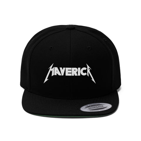 MAVERICK METAL LOGO FLAT BILL HAT