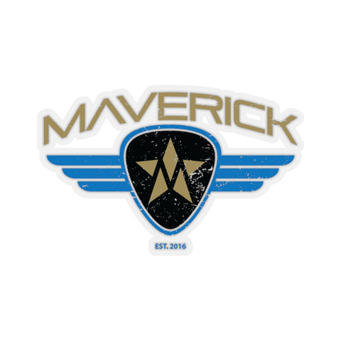 Maverick Guitar Pick Sticker