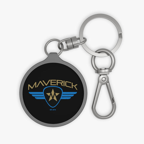 Maverick Guitar Pick Keychain
