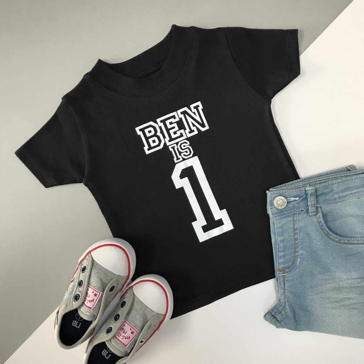 personalised 1st birthday shirt