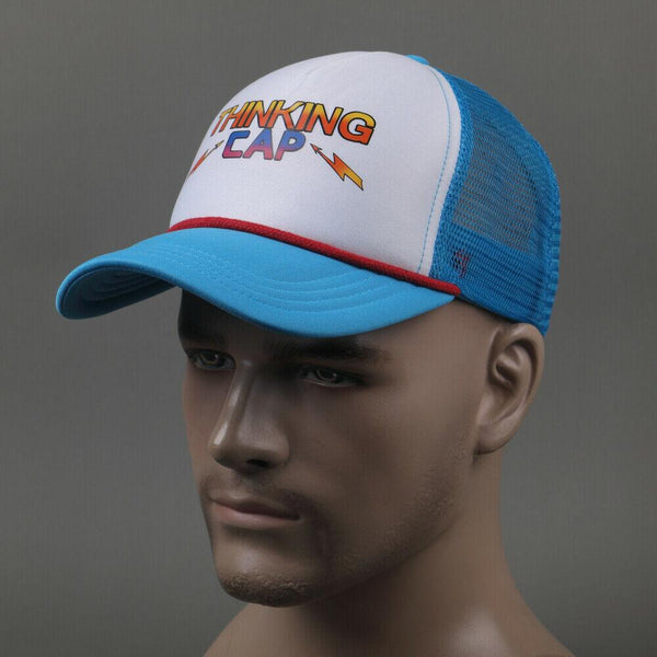 New 2022 Stranger Things Season 4 Dustin Thinking Cap Trucker Baseball