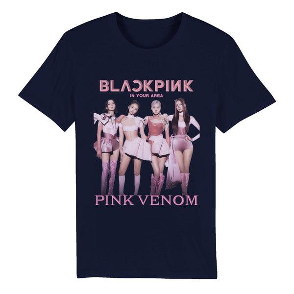 Blackpink 2022 Pink Venom | Pink Outfit Group | Organic Unisex Crewnec