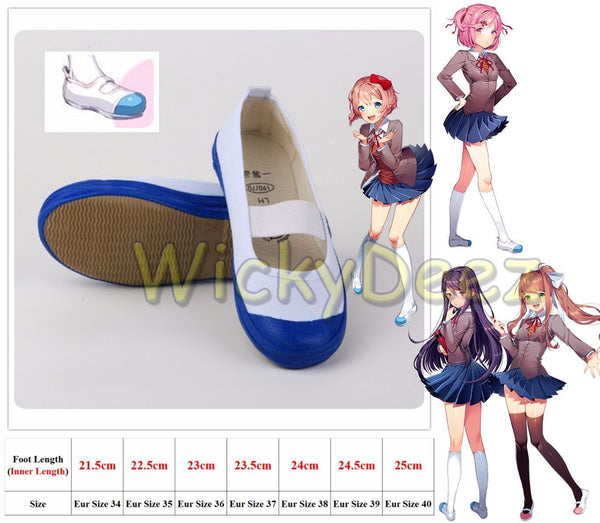 Doki Doki Literature Club Sayori Yuri Natsuki Monika Cosplay Costume V