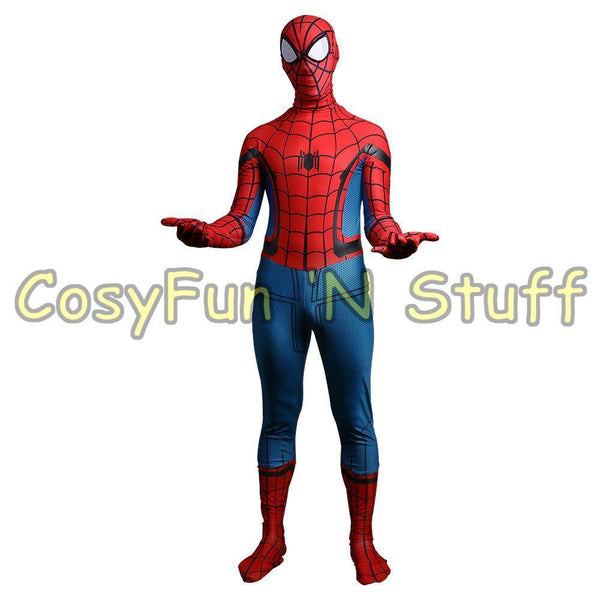 Spider-Man Homecoming Cosplay Tom Holland Spiderman Adult 3D Costume