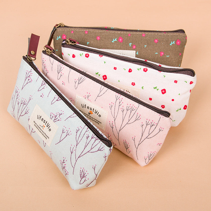 Canvas Nature Pencil Pouch – Pencil Box Factory