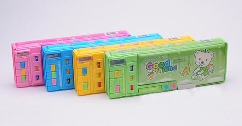 5 button pencil box