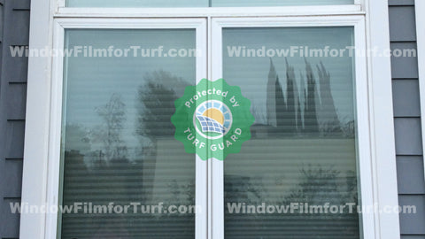 Exterior Window Film to Reduce Reflection from Melting Vinyl Siding