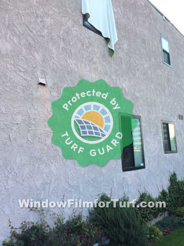 turf guard window film for artificial grass