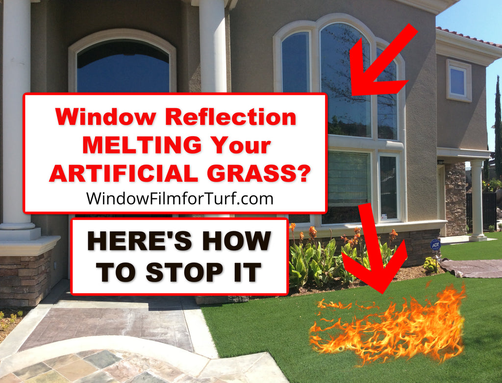 best way stop artificial turf from melting 