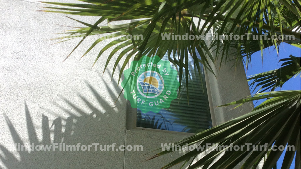 anti glare window film for artificial turf 