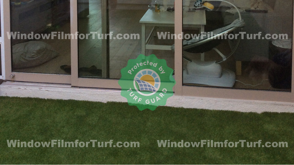 artificial turf window film to stop turf melting