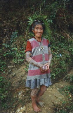 Bontoc tribal woman in the Philippines 