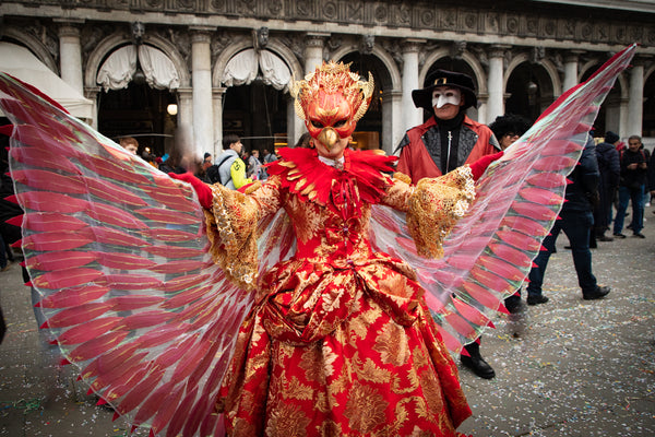 A traditional Venetian Costume at Carnival 