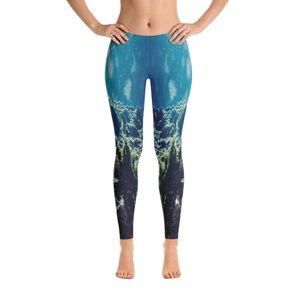 Aqua Jewel Leggings | Merbella Studios