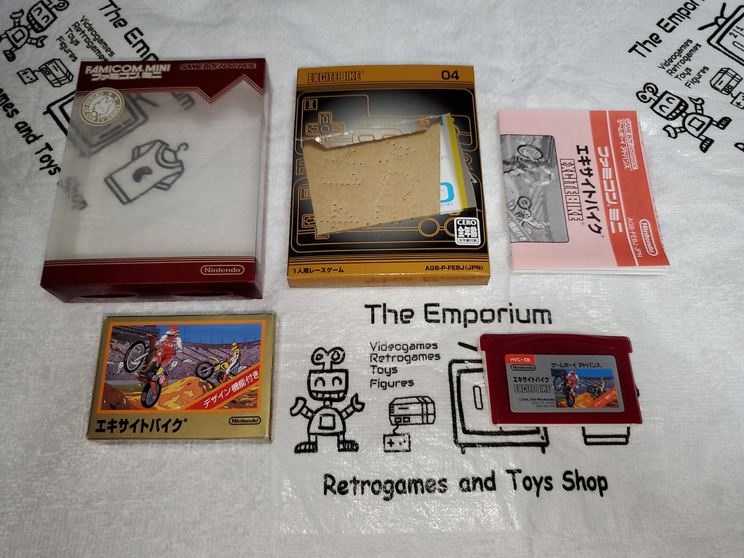 Excitebike Famicom Mini Collection Nintendo Gameboy Advance Gba Game B The Emporium Retrogames And Toys