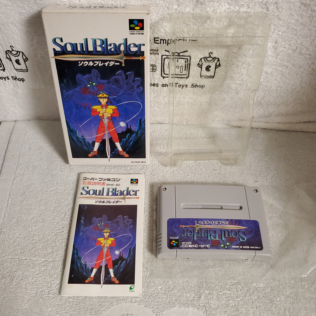 Soul Blader Nintendo Super Famicom Sfc Japan The Emporium Retrogames And Toys