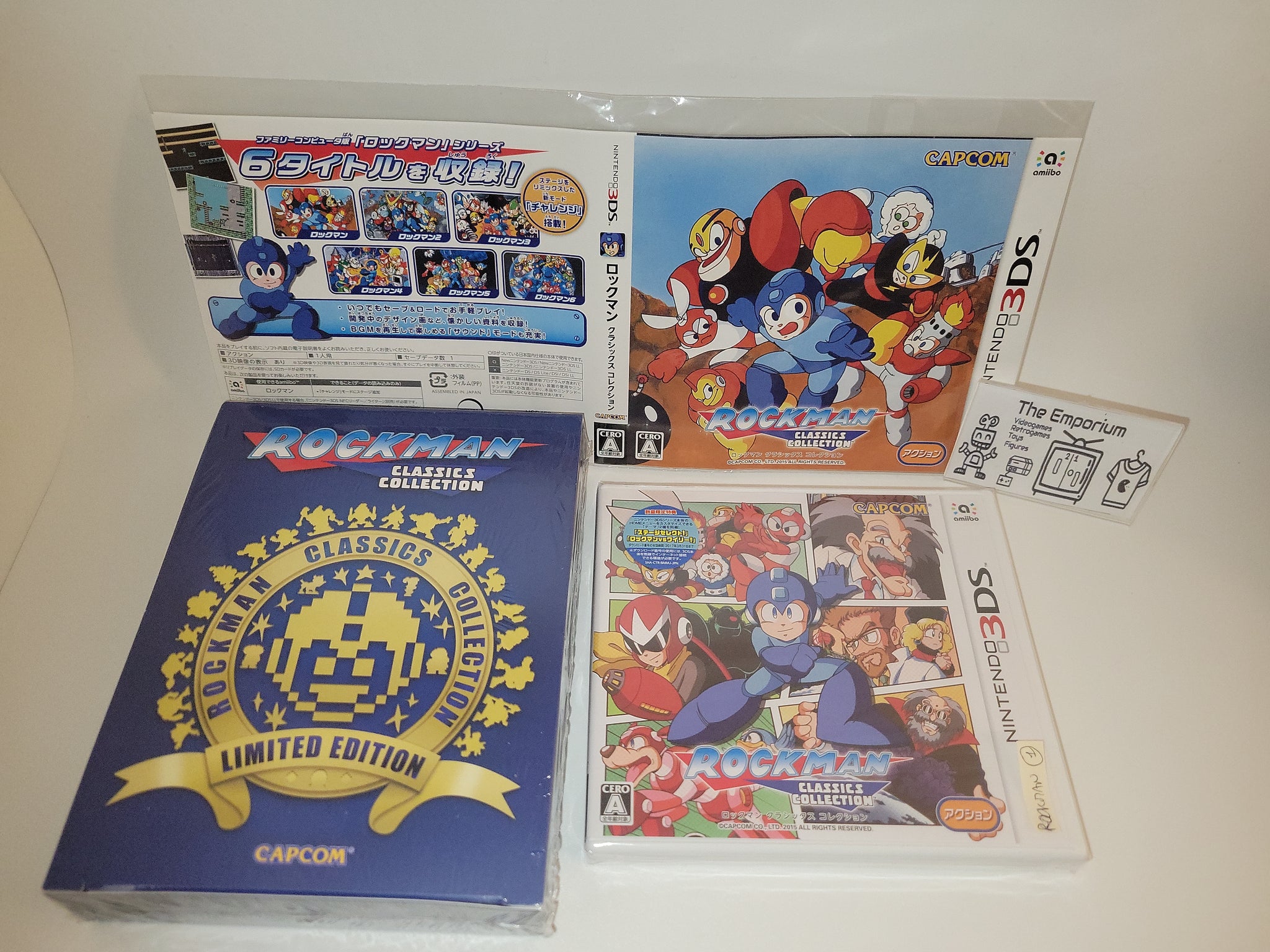 Rockman Classics Collection E-Capcom Limited Edition - Nintendo 3Ds N3DS