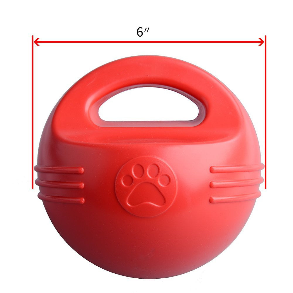 dog ball with handle