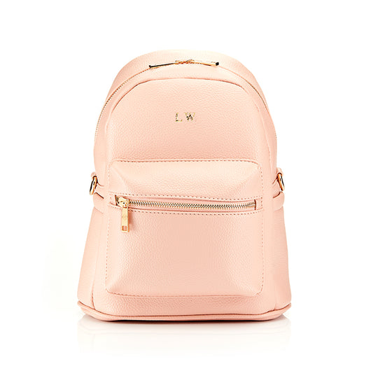 Personalised Pebble Backpack Bag - Nude – HA Designs LTD