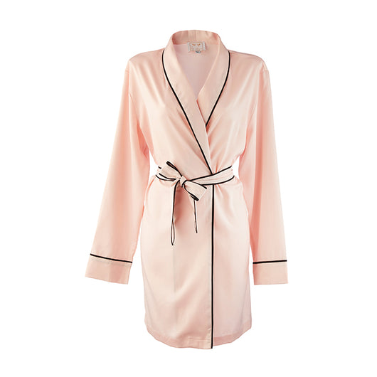 pink bridesmaid dressing gown