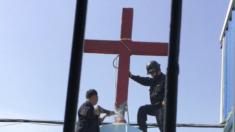 china removing the cross from a church - christianity