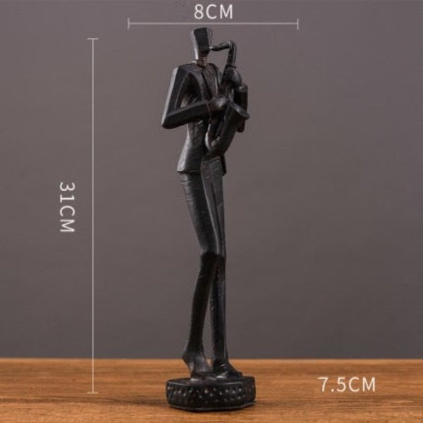 Nordic Music Band Character Sculpture
