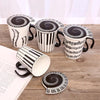 Creative Musical Note Ceramic Mug With Lid - Artistic Pod Review