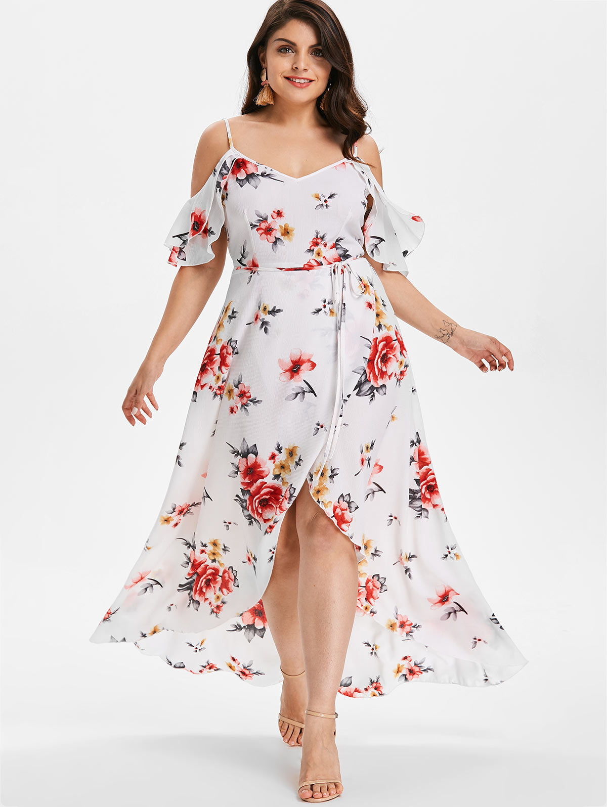 flower dress plus size