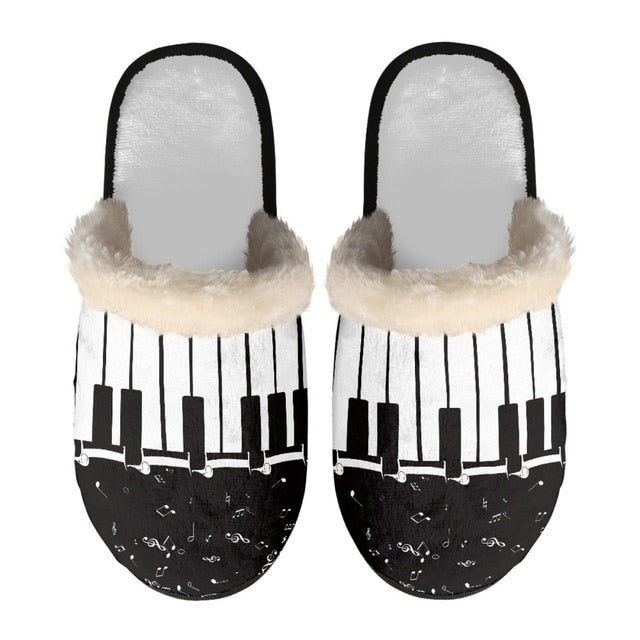 Piano/Guitar Warm Slippers