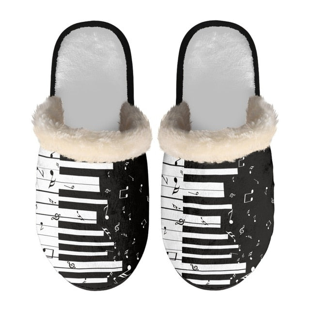 Piano/Guitar Warm Slippers