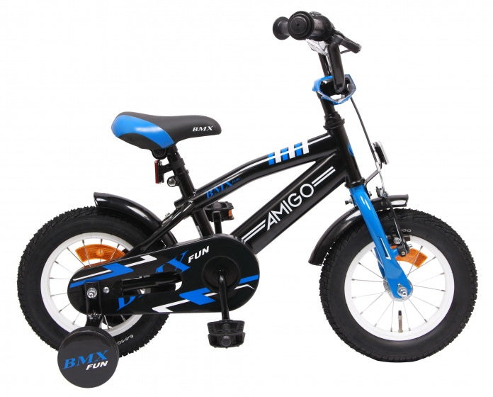 black and blue bmx