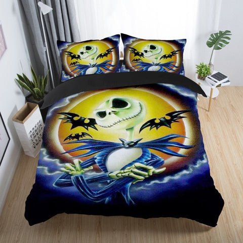 Nightmare Before Christmas Jack Skellington Full Moon Full Twin Duvet