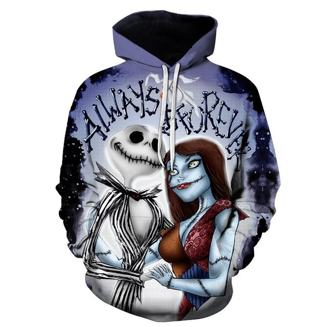 3d jack skellington hoodie