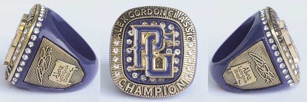 PG Alex Gordon Classic Blue/Gold Champion Ring