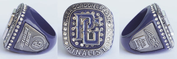 PG Alex Gordon Classic Blue/Silver Finalist Ring