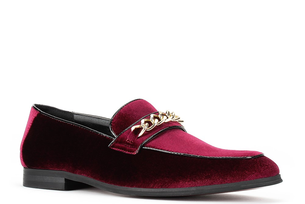 maroon dress shoes