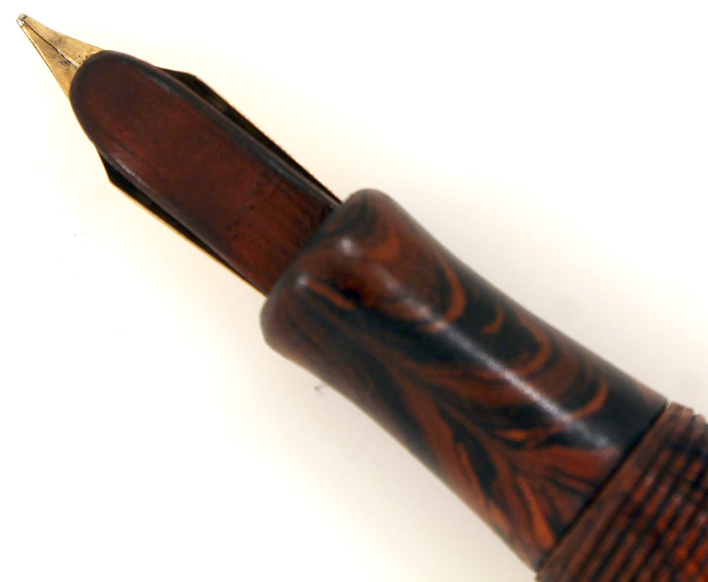 セール 登場から人気沸騰 [良品] 1920年代 Waterman 52レッドリップル