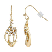 2028 Jewelry Clear Crystal Petite Drop Earrings